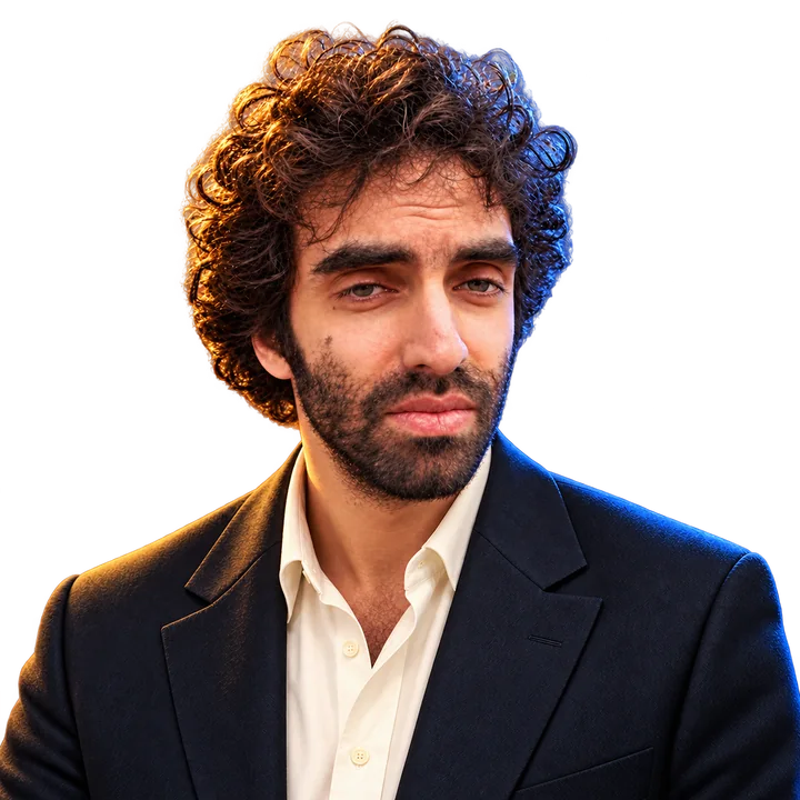 Illustrated portrait of Ben Levin