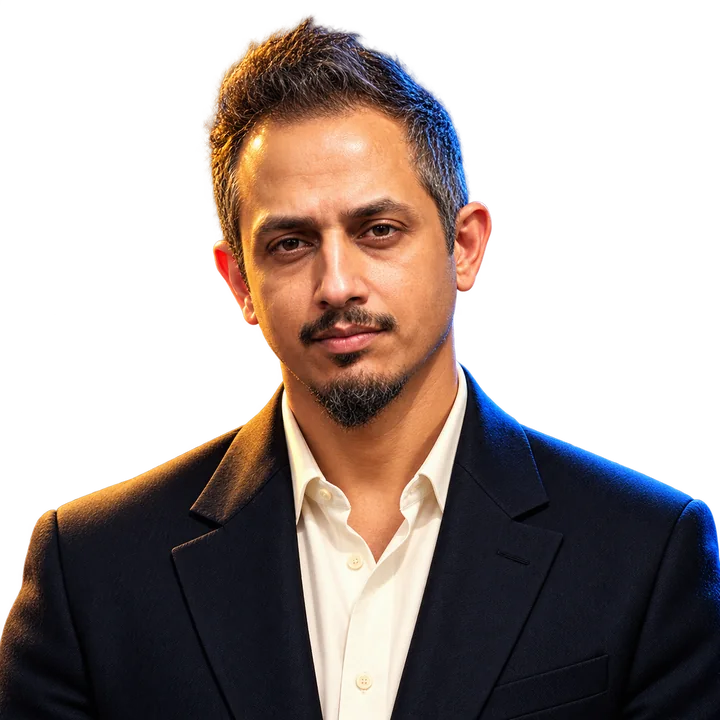 Illustrated portrait of Bharath Rajakumar