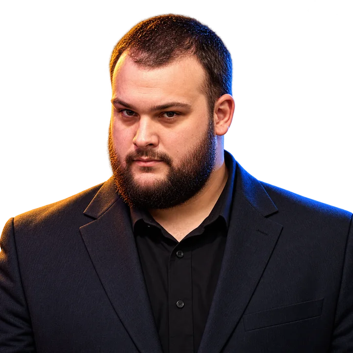 Illustrated portrait of Big Jon Atkinson