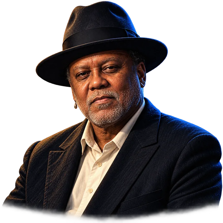 Illustrated portrait of Carlos Johnson