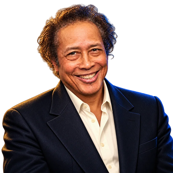 Illustrated portrait of Jimmi Mayes