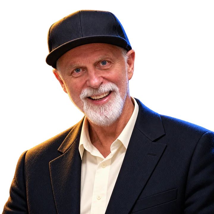 Illustrated portrait of Mojo Mark Cihlar